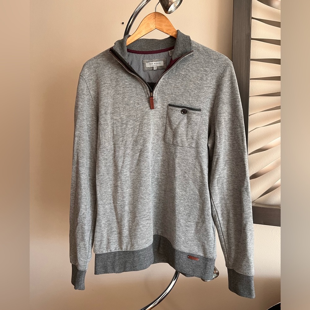 Ted Baker Men’s Half-Zip Sweatshirt Size 3